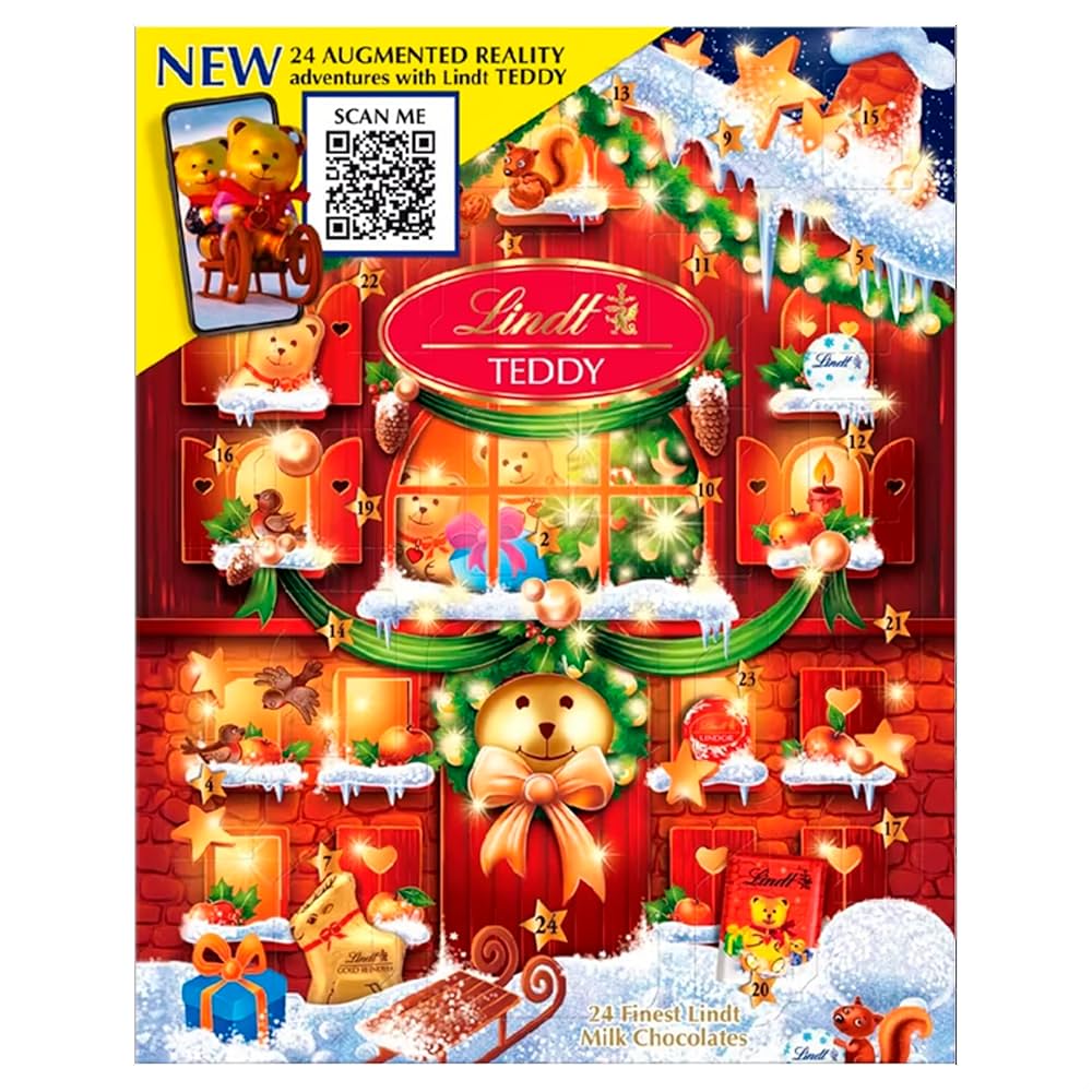 Amazon.co.jp: Lindt Bear Advent Calendar 250g リンツ くま